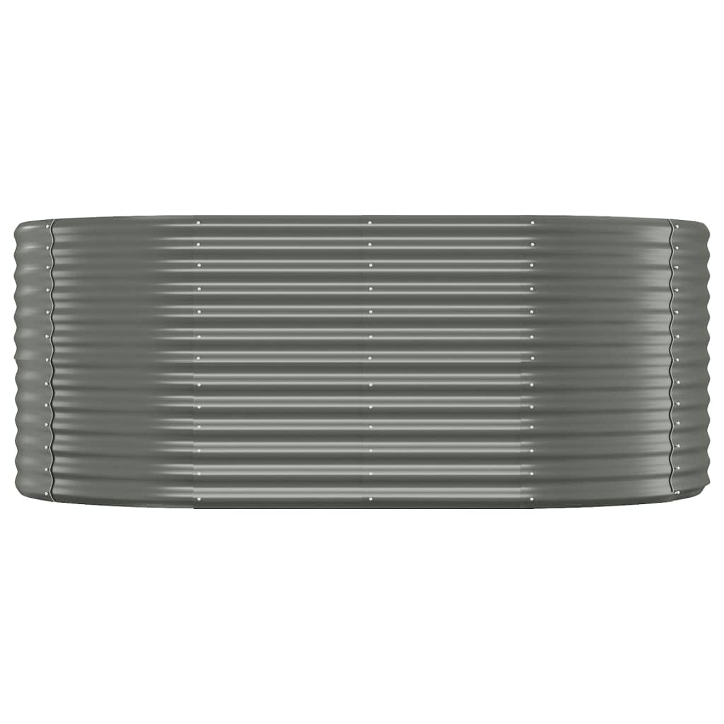 vidaXL Garden Raised Bed Patio Outdoor Raised Planter Box Powder-coated Steel-2