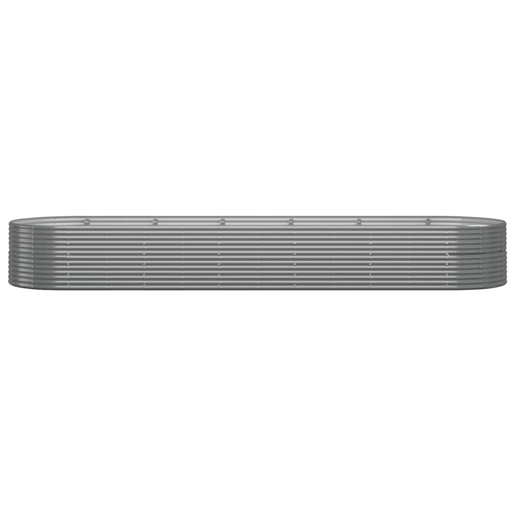 vidaXL Garden Raised Bed Patio Outdoor Raised Planter Box Powder-coated Steel-1